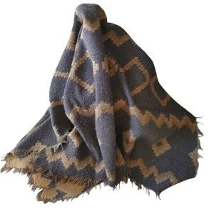 Wilfred Wool Geometric Rectangle Scarf